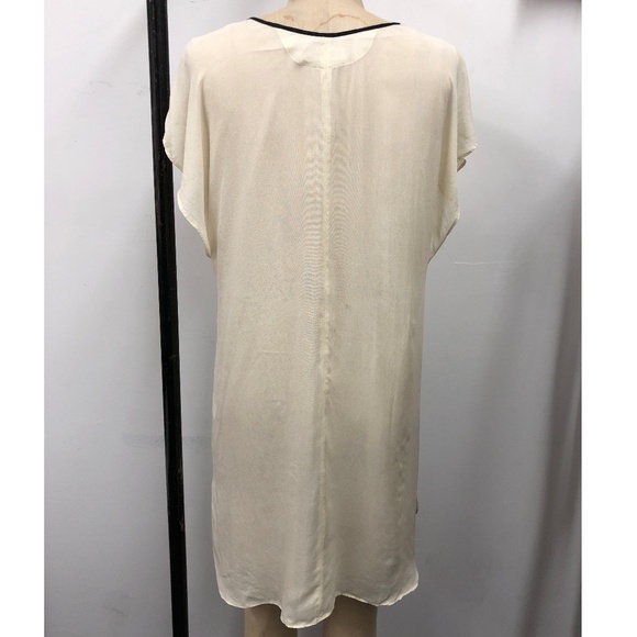 100% silk caftan beach coverup - Picture 2 of 4